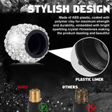4x Handmade Crystal Rhinestone Universal Car Tire Valve Caps Chrome Accessories
