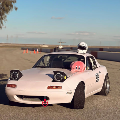 x xotic tech JDM Devil Shaped Tsurikawa Subway Train Bus Handle Straps Drift Charm Rear Bumper Warning Loops Ring for Cars, SUV Interior Exterior Decoration