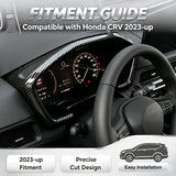 Wood/ Carbon Look Dashboard Meter Panel Frame Cover For Honda CRV 6th Gen 2023+