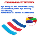 Set Tri-Colored Front Kidney Grille Strips Clip Cover For BMW 2 Series 2014-2020