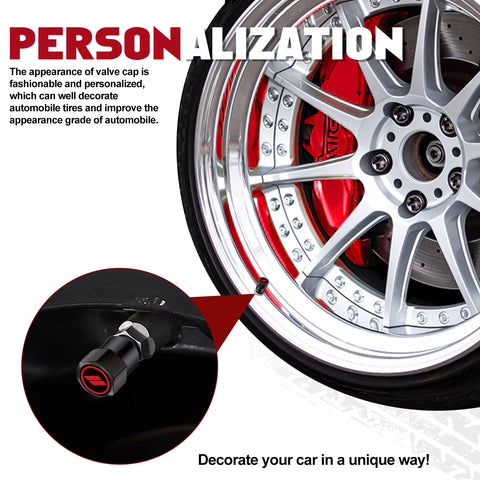 x xotic tech // Slash Tire Valve Stem Cover Caps Compatible with Dodge Challenger Charger Durango Avenger SRT Hornet R/T Dart Journey Magnum Nitro Caliber Aluminum Alloy Wheel Valve Cap Set(4Pcs)