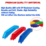Set Tri-Colored Front Kidney Grille Strips Clip Cover For BMW X5 G05 2024 2025