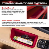 Door Storage Box Tray Organizer Compatible with Porsche Macan S/T/GTS/Turbo 2015-up Interior Car Door Side Handle Insert Pocket Holder Glove Pallet Accessories (4 Packs w/Anti-slip pads)