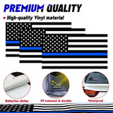 American Flag Decal Window Clings Vinyl Car Decals Static Self Adhesive 3" x 5"