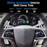 Aluminum Paddle Shifter Extension Decoration Cover For Cadillac XTS 2013-2019