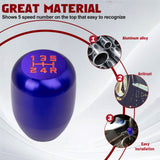 JDM Universal Aluminum 5 Speed Manual Car Gear Stick Shift Knob Shifter Lever