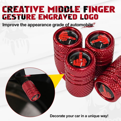 Universal Car Wheels Tire Air Valve Caps Stem Dust Cover Sport Decorate Gift 4X