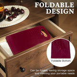 2-Bottle Leather Wine Tote Bag Protector Champagne Gift Bag with Handle For Gift