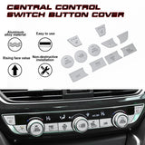 Red Aluminum Center Console Dashboard Switch Cover Trim For Honda Accord 2018-21