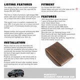 Peach Wood Style Center Console Armrest Box Cover Trim For Honda CR-V 17-2022