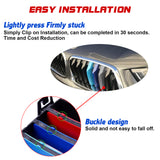 Tri-Colored Front Center Kidney Grille Strips Clip Cover For BMW X2 F39 2017-23