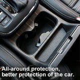 Wood/ Carbon Style Console Cup Holder Frame Trim Accessories For Honda CRV 23-up