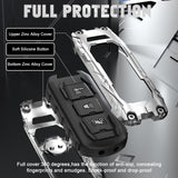 x xotic tech Mech Style Heavy Metal Key Fob Cover Compatible with PCX 150 Hybrid X-ADV SH125 Scoopy Forza 125 300 2016-2018 Super Cup 2020 2021, Zinc Alloy Key Case Protector Shell Keychain