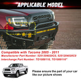 Front Bumper Grille Headlight Filler Trim Panels Fit For Toyota Tacoma 2005-2011