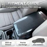 Wood/ Carbon Style Center Console Armrest Box Cover Trim Accessories For Honda CRV 23+