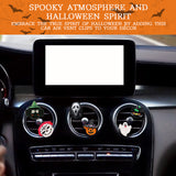 x xotic tech 6PCS Halloween Air Vent Clip Cute Pumpkin Ghost Witch Hat Spider Car Air Freshener Charm Dashboard Air Conditioning Outlet Clip Personalized Interior Decoration Accessories