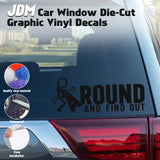 Xotic Tech FAFO Funny JDM F*ck Around and Find Out Sticker Decal Vinyl Graphic for Cars Bumper Window Trucks Vans Walls Laptop 3" x 7"