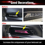 Xotic Tech Self Adhesive Front Fog Light DRL Tint Vinyl Film, Precut Fog Lamp Light Transmission Stickers Overlay Decal Exterior Decoration Compatible with Honda Accord 10th 2018 2019 2020