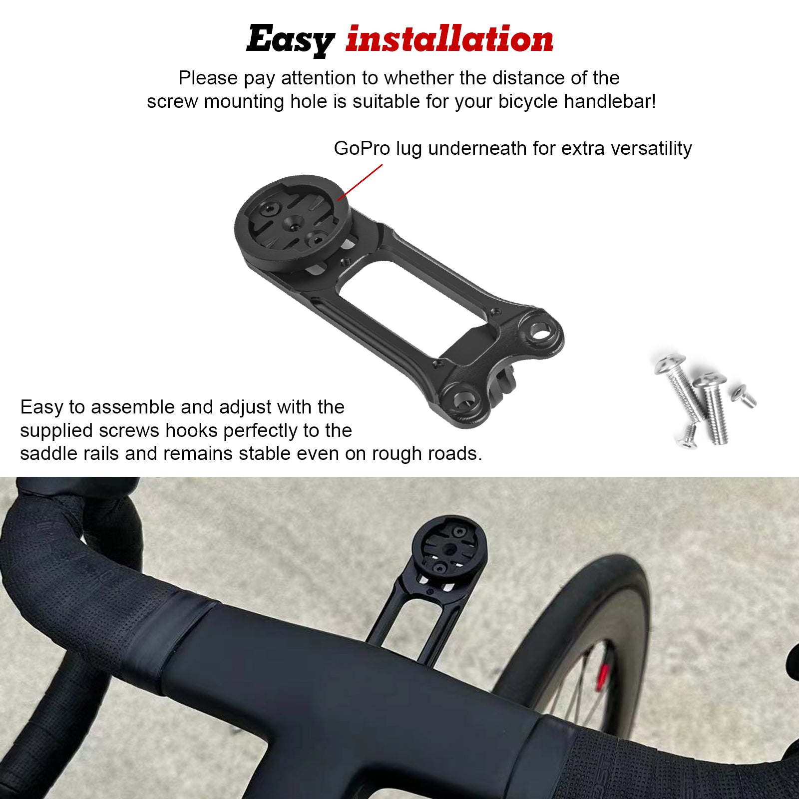 Guidon Ultra Talon pour Gopro, Pinarello F12 Dogma F MOST, support d'ordinateur, support combiné Gopro pour Garmin Wahoo Bryton IGPSPORT 18 Guidon Ultra Talon pour Gopro, Pinarello F12 Dogma F MOST, support d'ordinateur, support combiné Gopro pour Garmin Wahoo Bryton IGPSPORT 18