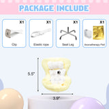 Cute Doll Mini Safety Seat Air Vent Clip Car Interior Decoration Accessories