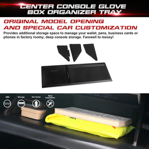 Front Glove Box Storage Organizer Insert Tray For Honda Accord 10th Gen 18-22