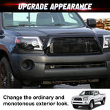 Front Bumper Grille Headlight Filler Trim Panels Fit For Toyota Tacoma 2005-2011