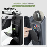 Center Console Organizer Armrest Hidden Storage Box For Tesla Model 3 Model Y