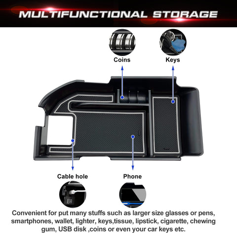 Center Console Organizer for Toyota Camry 2018-2024 Accessories Storage Tray