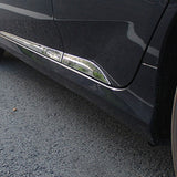 Chrome Side Door Skirt Stripe Panel Cover Trim Kit For Honda Civic 2016-2021