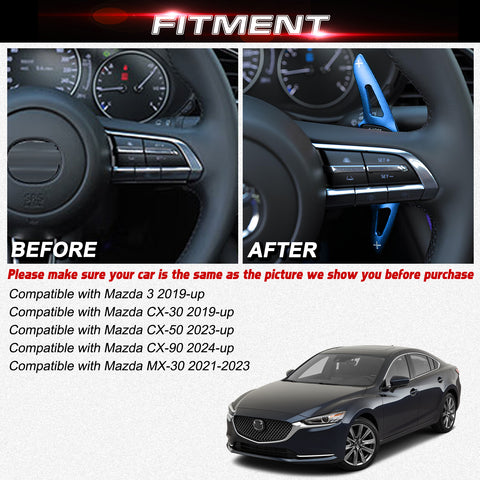 Paddle Shifter Extension For Mazda 3 2020-up CX-30 CX-50