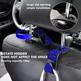 Shiny Crystal Car Seat Back Storage Hanging Hook Purse Grocery Cloth Holder