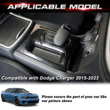 Console Gear Shift Panel Molding Cover For Dodge Charger 2015-2023 Accessories