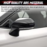 Glossy Black Door Side Rear View Mirror Cover Trim For Toyota Camry 2018-2026
