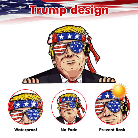 Funny Donald Trump President Campaign Stickers Car Bumper Republican Party USA