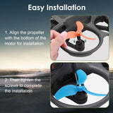 x xotic tech Propellers Replacement Compatible with DJI Avata 2, 3032S Low-Noise Spare Blades Props Wings Drone Accessories(4PCS)