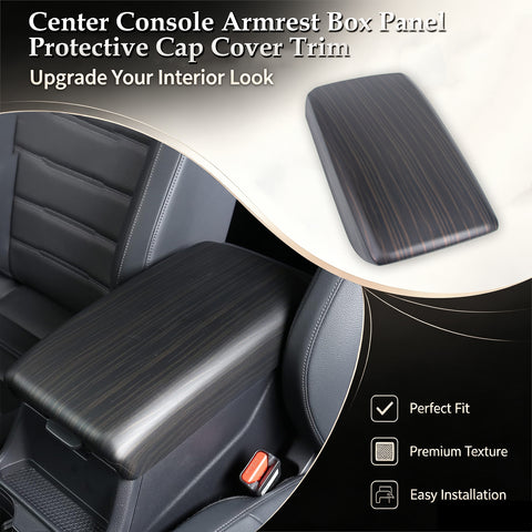 Wood/ Carbon Style Center Console Armrest Box Cover Trim Accessories For Honda CRV 23+