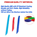 Tri-Colored Front Kidney Grille Strips Clip Cover For BMW 1 2 Series F70 F74