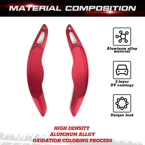 Have one to sell? Sell now Red Aluminum Paddle Shifter Extension For Mini Cooper/Hatch/Hardtop F55 F56 F57