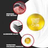 Alloy Engine Start Stop Push Button Cover For Dodge Charger Challenger 2010-2022