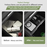Center Console Organizer Tray Hidden Storage Box For Tesla Model 3/Y 2025 2026