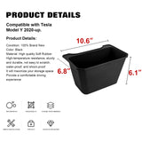 Console Armrest Organizer+Backseat Storage Container For Tesla Model Y 2021-2023