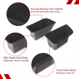 Door Storage Box Tray Organizer Compatible with Porsche Macan S/T/GTS/Turbo 2015-up Interior Car Door Side Handle Insert Pocket Holder Glove Pallet Accessories (4 Packs w/Anti-slip pads)