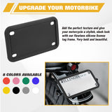 x xotic tech Motorcycle Silicone License Plate Frames, Motorbike License Plate Holder, Rust Proof, Rattle Proof, Weather Proof