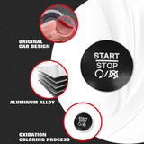 Alloy Engine Start Stop Push Button Cover For Dodge Charger Challenger 2010-2022