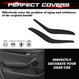 Xotic Tech Door Handle Cover Replacement Front Left + Right Side Inner Door Grab Handle Cover Armrest Bracket Compatible with BMW X1 E84 2008-2015