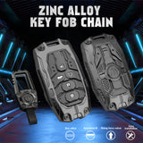 x xotic tech Mech Style Heavy Metal Key Fob Cover Compatible with Honda Civic, Accord, CR-V, HR-V, Pilot 2022–2026, Zinc Alloy Key Case Protector Shell Keychain