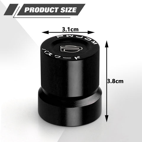 JDM Style Hood Vent Spacer Risers VTEC Solenoid Valve Cover Cap For Honda Acura