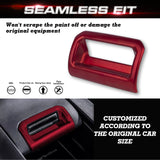 x xotic tech Carbon Fiber Style Central Armrest Storage Box Switch Cover Trim Compatible with Toyota Highlander 2020-up Interior Decoration Car Accessories