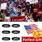 Trump Take America Back Bracelet Soft Silicone Sports Band 2024 Patriots Gift
