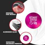 Alloy Engine Start Stop Push Button Cover For Dodge Charger Challenger 2010-2022